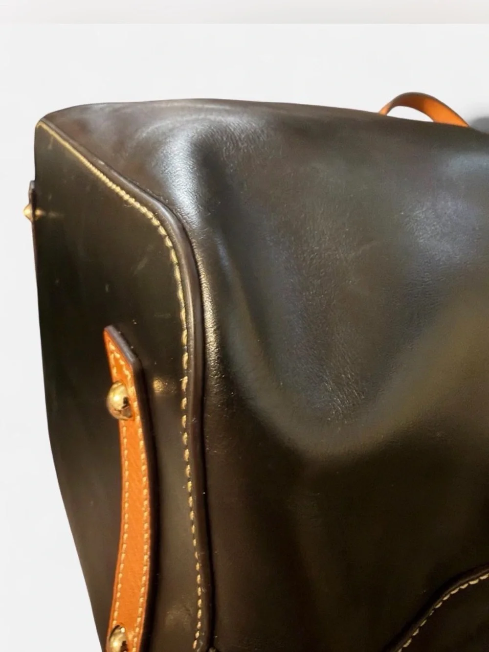 Dooney & Bourke Wexford Tasha Black Leather Bucket Bag